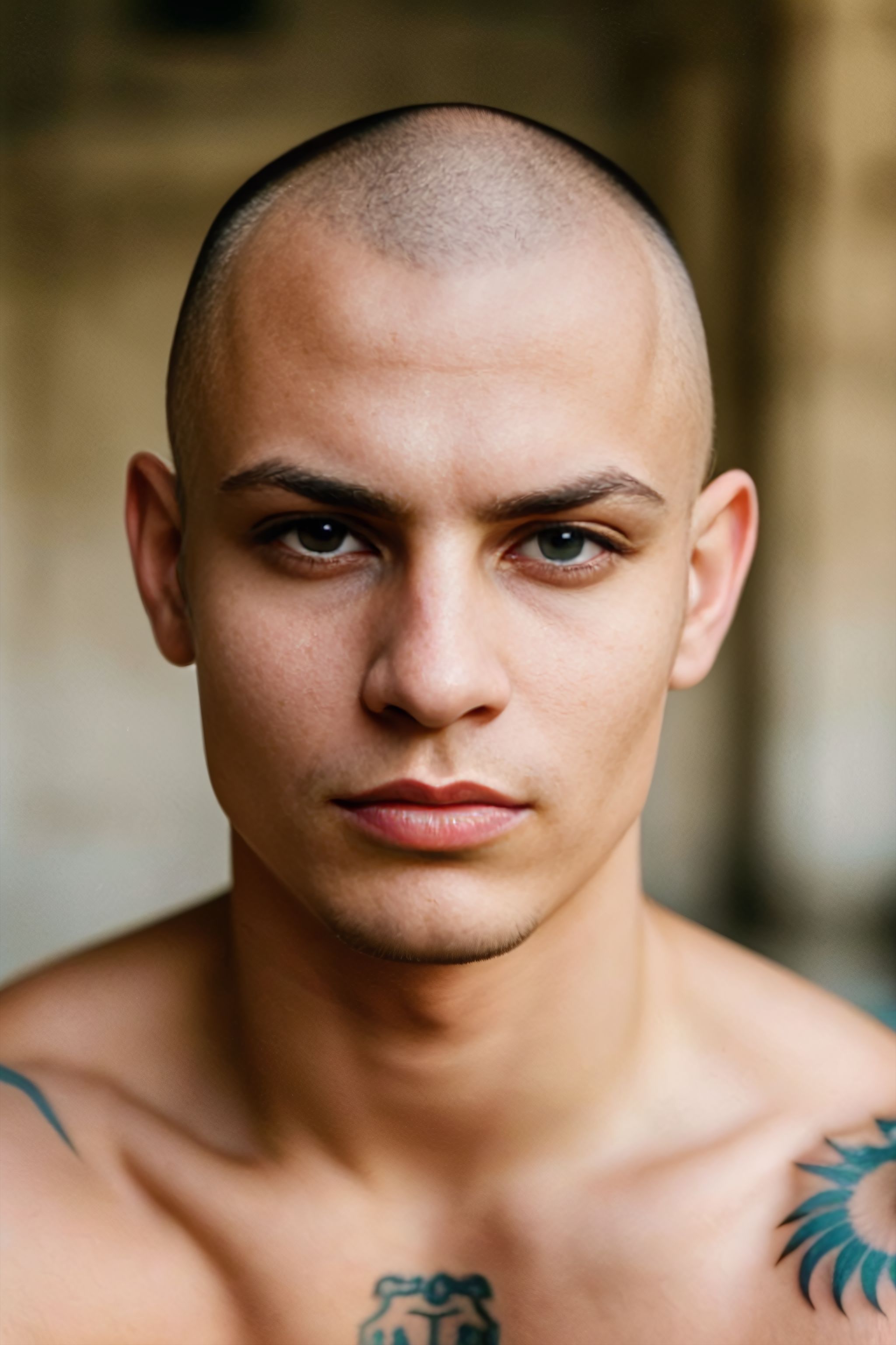 Portrait generated with Stable Diffusion.